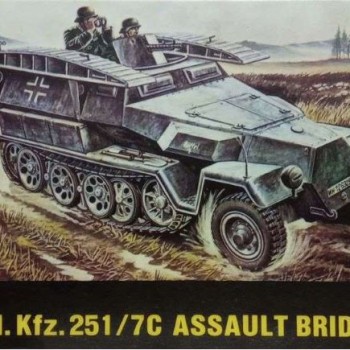 German Sd.Kfz.251/7C assault bridge