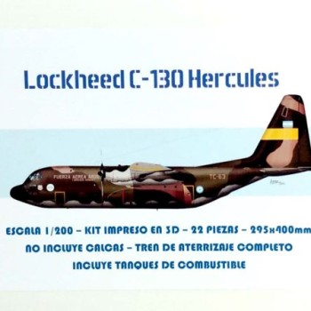 C-130 HERCULES 1/100 IMPRESO 3D
