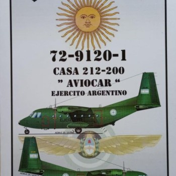 CASA 212-200 "AVIOCAR" EJÉRCITO ARGENTINO
