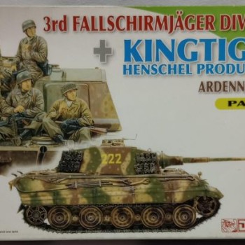 3rd Fallschirmjäger Division - Kingtiger Henschel - Ardennes 1944