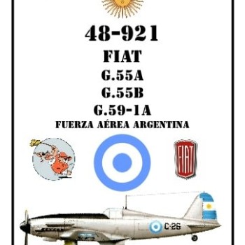 FIAT G.55A - G.55B - G.59-1A - FUERZA AÉREA ARGENTINA