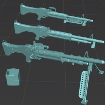 Ametralladora M60 (x4)