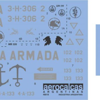 Airmacchi MB 326 Baja visibilidad *** UH-1H Infanteri­a de Marina (48018)