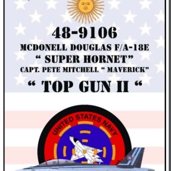 MCDONNELL DOUGLAS F/A-18E "SUPER HORNET" CAPT.PETE MITCHELL "MAVERICK" "TOP GUN II" - 1/48